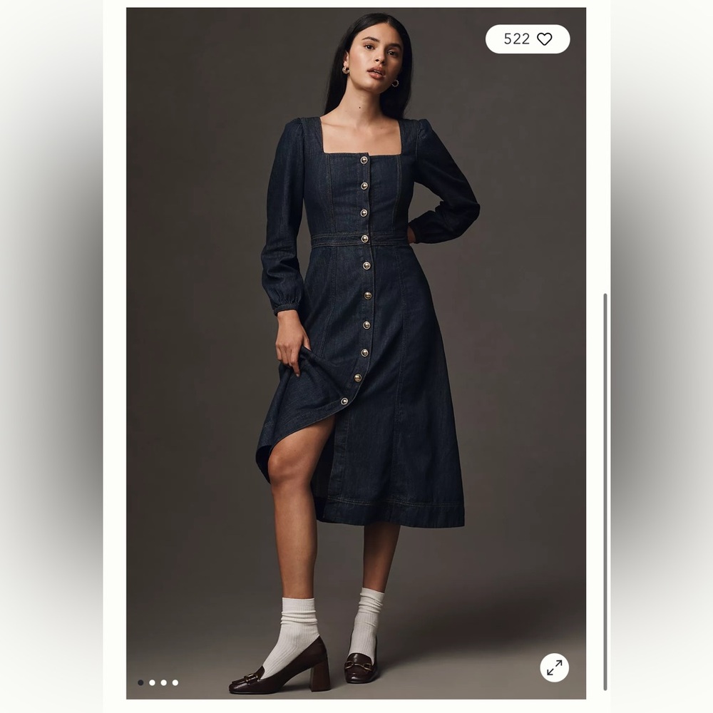 Reformation Celeste Denim Dress